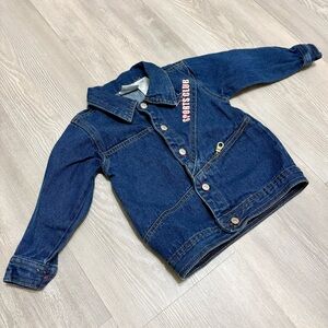 ✨$8 CLEAR-OUT✨ Vintage Royal Wear 90s Toddler Denim Button Down Jean Jacket Blue